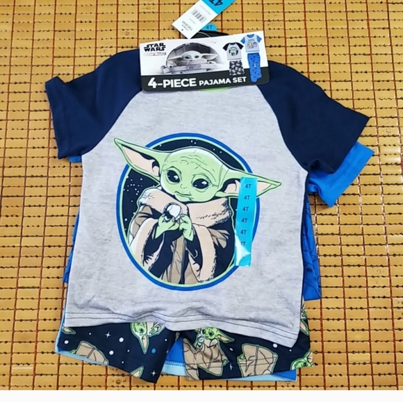 Other - StarWars pajama set 4 piece set new shorts pants shirts